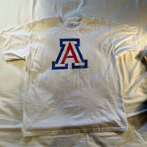 Original Retro Brand University of Arizona White T-Shirt - XL